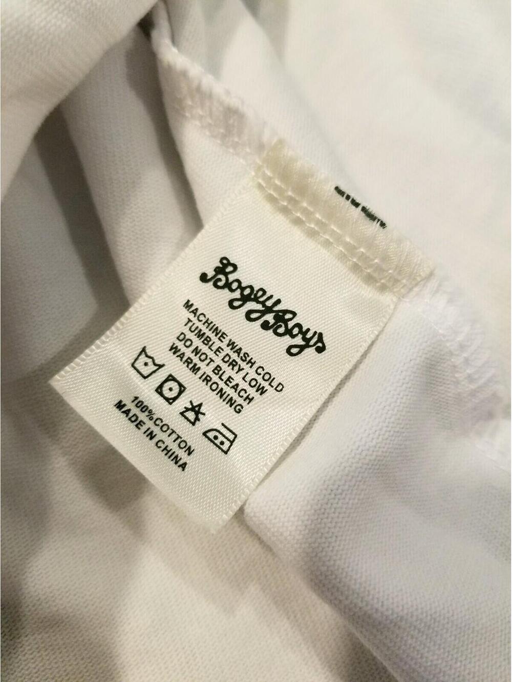 Rare BOGEY BOYS White Golf T Shirt Double Now Triple Later Pink Panther Large L - Picture 5 of 9